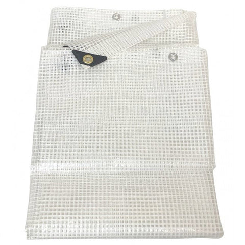 7x16 Foot Heavy Duty Clear Tarp 70% UV Protection Renovation Waterproof