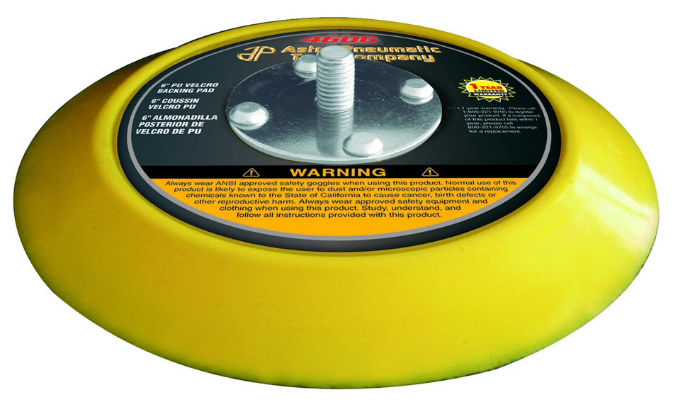 29 Degree 6″ PU Hook & Loop Velcro Backing Pad for Orbital Sanders