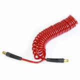 1/4" X 50 Foot Red Coil Coiled Air Hose - tool