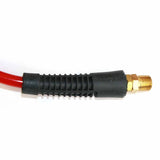 20 Foot Red Flexible Recoil Coil Air Hose - tool