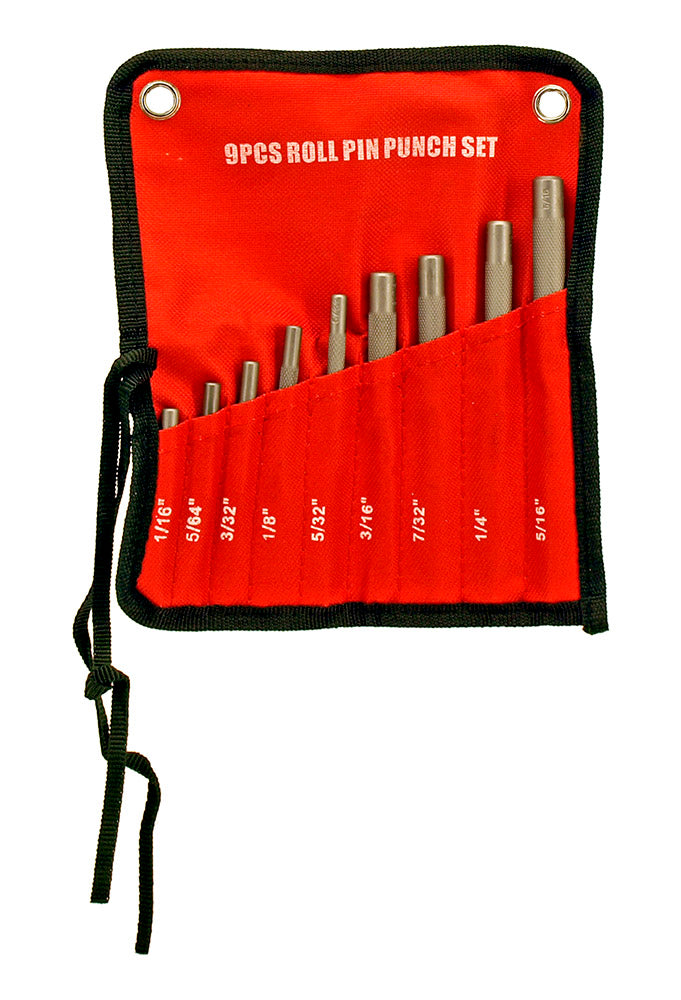 9 PC Roll Pin Punch Tool Set - tool