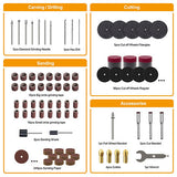 Rotary Tool Drum Accessory Kit for Dremel Tool