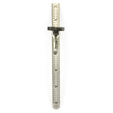 6" Inch Machinist Mini Stainless Steel Pocket Clip Rule Ruler - tool