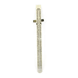 6" Inch Machinist Mini Stainless Steel Pocket Clip Rule Ruler - tool