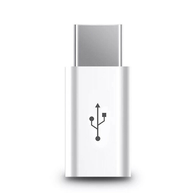 Galaxy S10e, S10, S10+, Fold, Note9, S9, S9+, Note8, S8, and S8+ Phone Micro-B to USB-C Adapter Connector