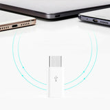 Galaxy S10e, S10, S10+, Fold, Note9, S9, S9+, Note8, S8, and S8+ Phone Micro-B to USB-C Adapter Connector