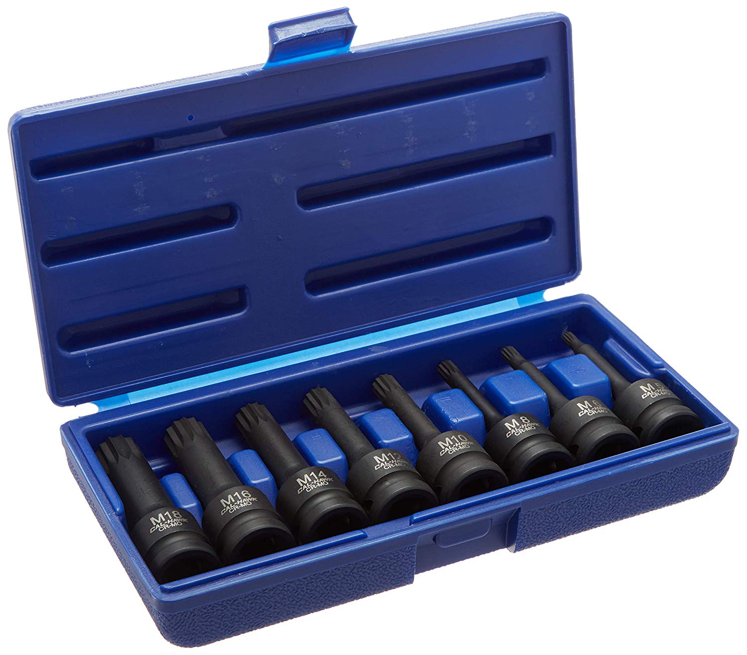 8 PC Impact Spine Bit Tamperproof Socket Bit Set – JABETC
