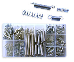 Round Coil Spring Assortment Set Compressed & Extended Carburetor Flat - tool