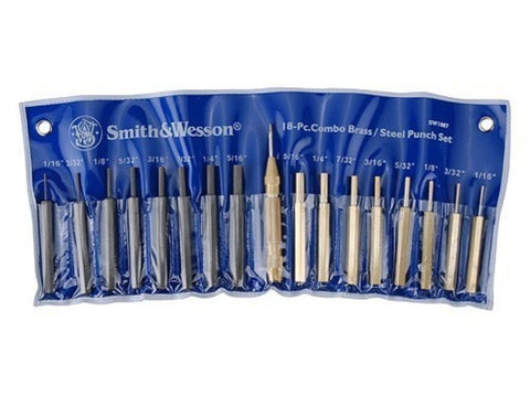 Smith and Wesson Steel and Brass Punch Tool Set