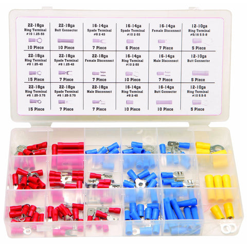 150PC Electrical Terminal Connector Assortment Kit