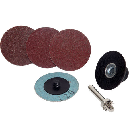 Small Shaft 2" Flat Round Sanding Sander Disc Kit - tool