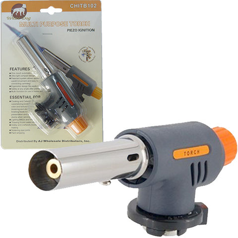Gas Fuel Small Hand Held Burner Blow Solder Torch Attachment for Butane Can Tank - tool