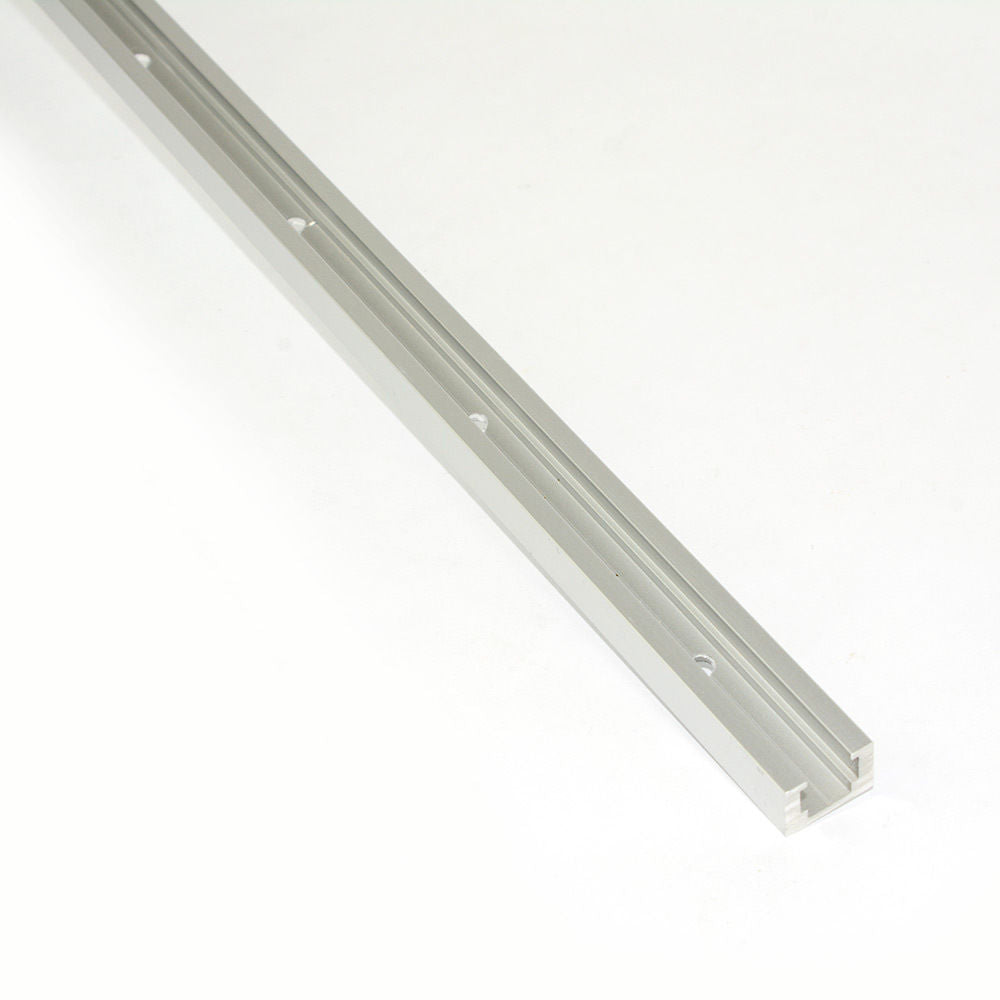 48" Sliding Aluminum T-Track T-Slot Channel for Drill Press, Table Saw Router Jig - tool