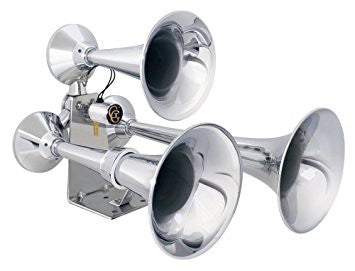 Air and Electric Powered Triple Car Train Trumpet Air Horn Kit - tool