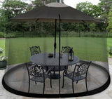 Outdoor Umbrella Table Bug Screen Outdoors Patio Cover Enclosure